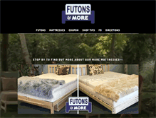 Tablet Screenshot of futons-n-more.com
